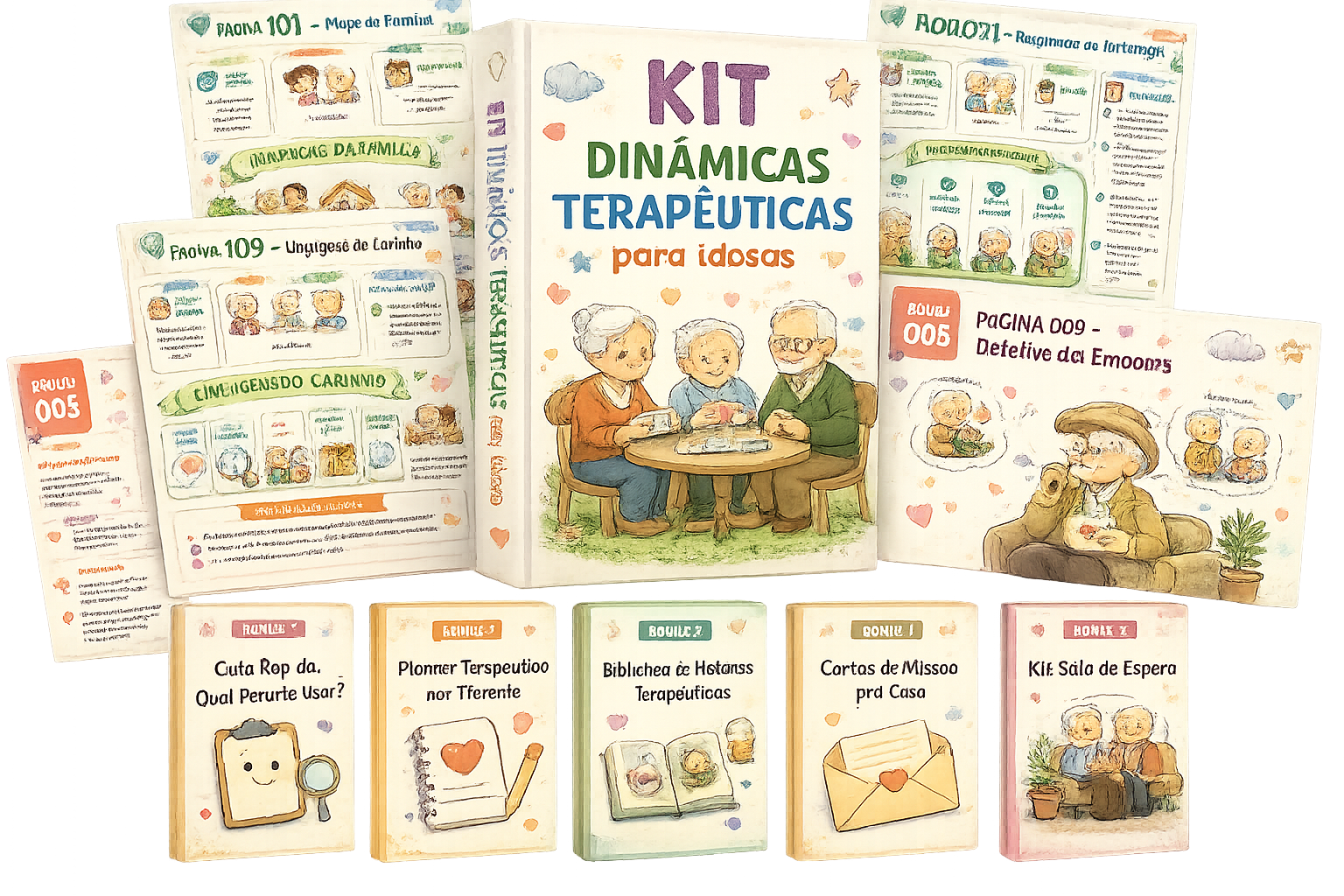 Kit Dinâmicas Terapêuticas para Idosos